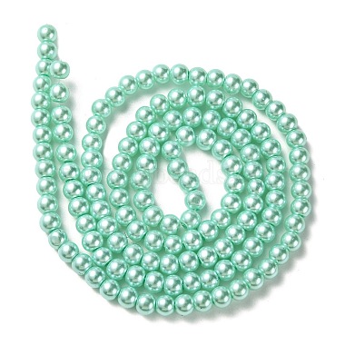Dyed Glass Pearl Round Beads Strands(HY-X0001-01)-2