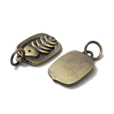 Tibetan Style Rack Plating Brass Pendants(KK-Q805-48AB)-2