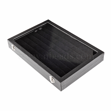 Imitation Leather and Wood Rings Display Boxes(ODIS-R003-07)-3
