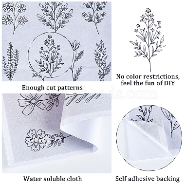 Bohemia Style Water Soluble Fabric(DIY-WH0488-17L)-5