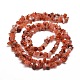 Natural South Red Agate Chip Bead Strands(G-M205-49)-2