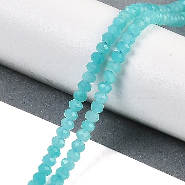 amazonite naturelles brins de perles(G-F778-A03-02)-2