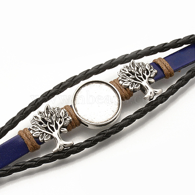 imitation cuir fabrication de bracelets(MAK-R024-06)-3