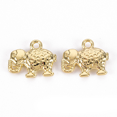 Golden Elephant Alloy Pendants