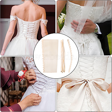1 Set Women's Wedding Dress Zipper Replacement(DIY-GF0007-46)-5