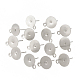 Non-Tarnish 304 Stainless Steel Stud Earring Settings(STAS-T031-19-8mm)-1