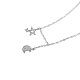 Collier pendentif en argent sterling plaqué rhodium Shegrace Fashion 925(JN81A)-2