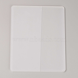 Acrylic Board, Flat Rectangle, Clear, 200x250x4.5mm(TACR-WH0010-01B)