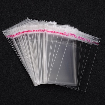 Cellophane Bags, Clear, 6x4cm, Unilateral Thickness: 0.035mm, Inner Measure: 4x4cm