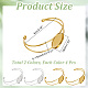 8Pcs 2 Colors Brass Cuff Bangle Making(KK-AR0003-77)-2