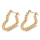 Twist Heart 201 Stainless Steel Half Hoop Earrings for Women(EJEW-G385-29G)-1