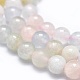 Chapelets de perles en morganite naturelle(G-K305-18-C)-3