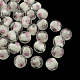 Handmade Luminous Inner Flower Lampwork Beads(LAMP-R129-8mm-01)-1