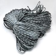 7 Inner Cores Polyester & Spandex Cord Ropes, for Rope Bracelets Making, Slate Gray, 4mm, about 109.36 yards(100m)/bundle, 420~500g/bundle(RCP-R006-132)