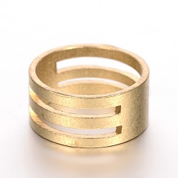 Brass Finger Ring Settings, Raw(Unplated), Nickel Free, 17mm(KK-F0320-04)