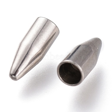 202 Stainless Steel Cord End Caps(STAS-I168-04P)-2