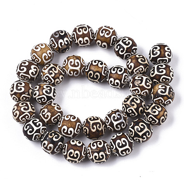 Tibetan Style dZi Beads Strands(TDZI-R001-02)-2