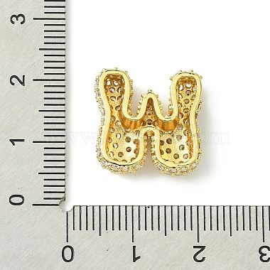 Rack Plating Brass Clear Cubic Zirconia Pendants(KK-S378-01G-W)-3