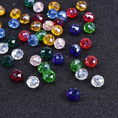400 pièces 10 couleurs galvanoplastie perles de verre brins(EGLA-SZ0001-12)-3