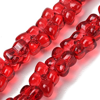 Transparent Glass Beads Strands(GL-CBAAE04-01F)-1