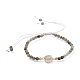 Adjustable Natural Indian Agate Braided Bead Bracelets(BJEW-JB04558-03)-1