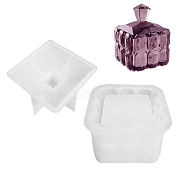 DIY Storage Box Silicone Molds, Resin Casting Molds, Square, 71~82x71~82x43~53mm(WG79776-02)
