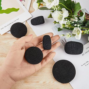 SUPERFINDINGS 16Pcs 4 Style Microphone Windscreen Sponge Covers & Earphone Anti-slip Protective Sponge Sleeve(AJEW-FH0002-88)-3