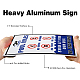 UV Protected & Waterproof Aluminum Warning Signs(AJEW-GL0001-05C-10)-4