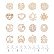 Cheriswelry diy kits de fabricación de pendientes colgantes de madera(DIY-CW0001-16)-2
