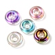 UV Plating Rainbow Iridescent Acrylic Beads(X-OACR-P010-17)-2