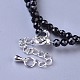 Natural Black Spinel Beaded Necklaces(NJEW-K114-B-A20)-3
