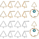 20Pcs 2 Colors Brass Stud Earring Findings(KK-BC0008-33)-1