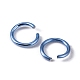 Aluminum Wire Open Jump Rings(X-ALUM-R005-0.8x6-19)-3