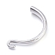 Non-Tarnish 304 Stainless Steel Hook Clasps(STAS-M274-125P)-2