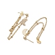 Golden 304 Stainless Steel Stud Earrings(EJEW-JE05733-02)-4
