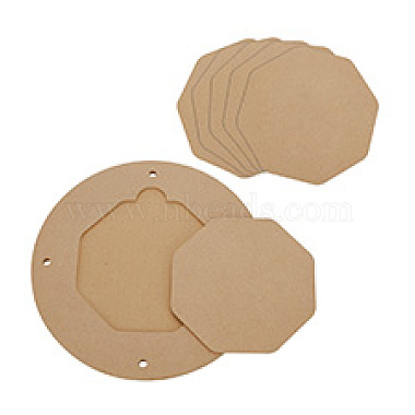 Medium Density Fiberboard (MDF) Portable Clay Wedging Board with Built(AJEW-WH0270-255)-7