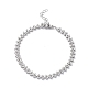 304 Stainless Steel Cobs Chain Bracelets for Men Women(STAS-B039-10P)-1