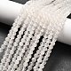 Natural White Jade Round Bead Strands(X-G-P072-08-4mm)-1