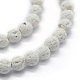 Natural Lava Rock Round Beads Strands(G-E508-04-8mm)-3