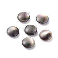 Natural Black Lip Shell Beads, Oval, 12x4.5mm(BSHE-Z002-06A)