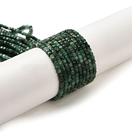 Natural African Jade Beads Strands, Cube, 2x2x2mm, Hole: 0.6mm, about 163pcs/strand, 15.51''(39.4cm)(G-B074-C04-01)