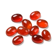 Gemstone Cabochons, Natural Red Agate, 8x6x3mm(G-C107-6x8mm-4)