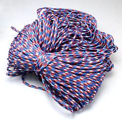 7 Inner Cores Polyester & Spandex Cord Ropes, for Rope Bracelets Making, Deep Sky Blue, 4mm, about 109.36 yards(100m)/bundle, 420~500g/bundle(RCP-R006-097)