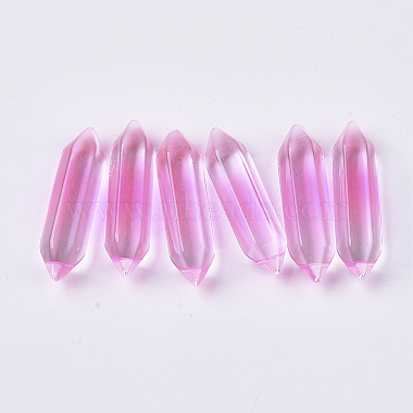 Glass Double Terminated Point Beads(GLAA-S167-12)-2