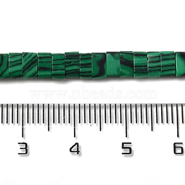 Synthetic Malachite Beads Strands(G-Z045-A18-01)-5