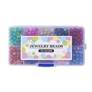10 Colors Round Transparent Crackle Glass Beads(CCG-YW0001-B)-6