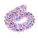 Electroplate Transparent Glass Beads Strands(X-EGLA-B012-AB06)-2