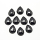 Natural Black Stone Cabochons(X-G-R417-13x18-46)-1