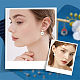 20Pcs Brass Stud Earring Findings(KK-AR0004-42)-5