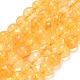 Natural Citrine Beads Strands(G-F820-K04-10mm)-2